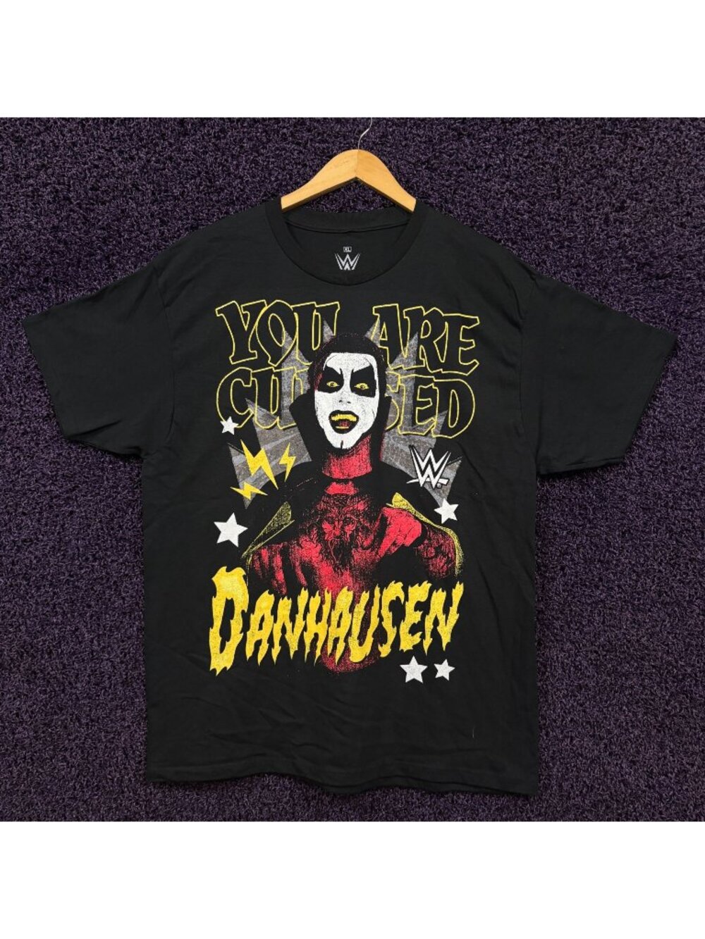 WWE Dan Hausen You Are Cursed! T-Shirt Size Extra Large